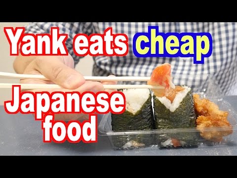 外人Gaijin eats typical cheap Japanese lunch