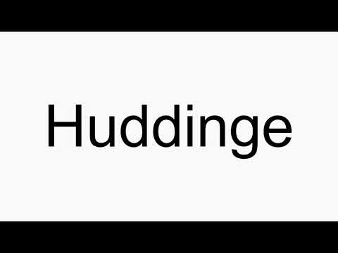 How to pronounce Huddinge