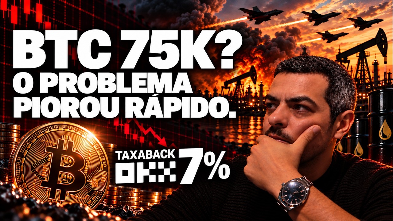 Bitcoin AGORA - Conflito no Oriente Média Abalam Todos os MERCADOS - Rússia Ucrânia IRÃ Petróleo