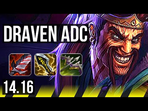 DRAVEN & Poppy vs CASSIOPEIA & Janna (ADC) | 10/2/4, 500+ games, Dominating | NA Challenger | 14.16