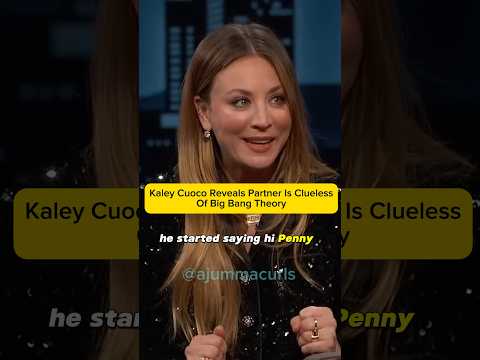Kaley Cuoco Reveals Partner, Tom Pelphrey, Doesn’t Know Big Bang Theory