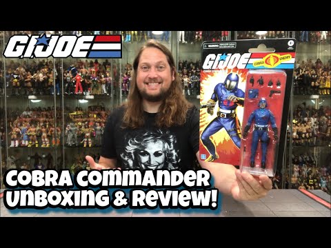 Cobra Commander GIJOE Retro Unboxing & Review!
