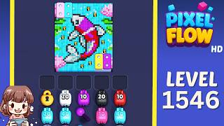 Pixel Flow Level 1546 Solution Walkthrough