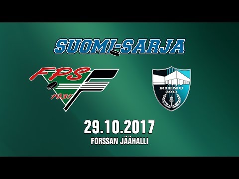 SUOMI-SARJA 2017-2018: 29.10.2017 FPS - Riemu 4-3