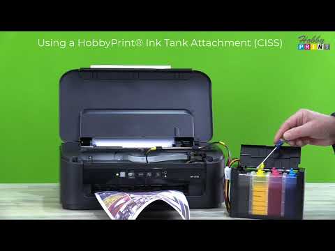 Video thumbnail: Using A Hobbyprint Ink Tank Attachment (Ciss)