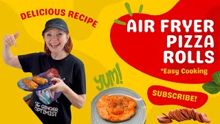 Pizza Rolls in the Air Fryer #easyrecipe #airfryerrecipe #pizzapockets