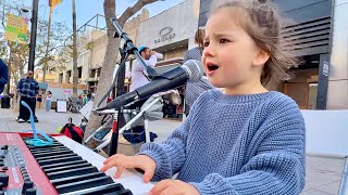 Imagine - John Lennon | 4-Year-Old SINGER AMAZED People