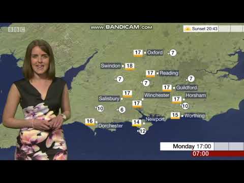 Alex Osbourne BBC South news weather 05/13/2019 - 60 FPS