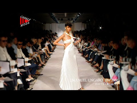 EMANUEL UNGARO Haute Couture Fall Winter 2000 4K - Canale Moda