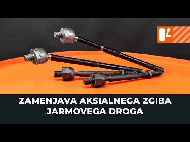 Oglejte si video vodič, kako zamenjati Aksialni Zgib Jarmski Drog na MERCEDES-BENZ CLC