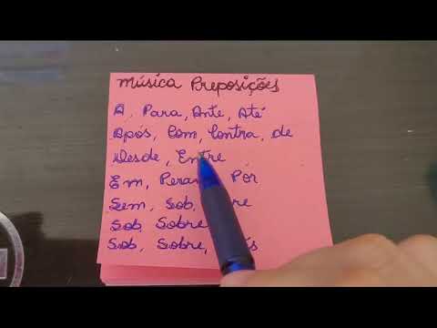 Música para decorar as preposições essenciais - paródia escravos de Jó