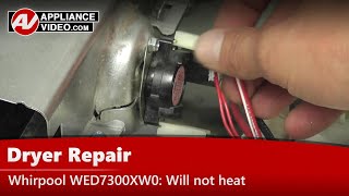 Whirlpool, Roper & Kenmore Dryer: Thermal Cut Off Fuse Diagnostic, Repair & Replacement