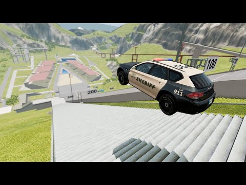 Car Jump Arena Madness #3 – BeamNG Drive