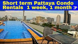 Pattaya Short Term Condo Rentals, 1 week, 1 month