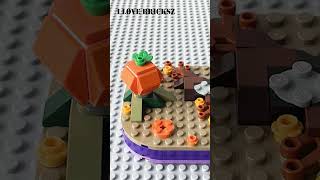 How to build Lego Pumpkins  #lego #legotutorial