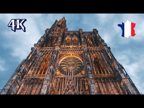 Catedral Notre Dame de | Estrasburgo, França 4K