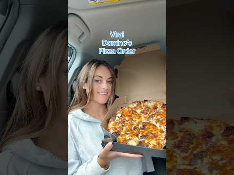 Let’s try the VIRAL Domino’s Pizza Order 🍕🧀🧄🥩🥓#dominos #dominospizza #dominospizzapics