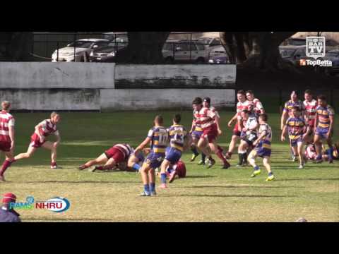 2016 NHRU Round 14 Premier 2 Highlights - Hamilton Hawks v University