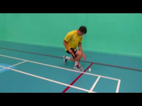OFF COURT BACKHAND CLEAR! (speed 77 shuttle)
