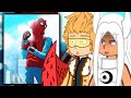 MHA Pro Heroes React To Spider Man As New Hero Gacha React