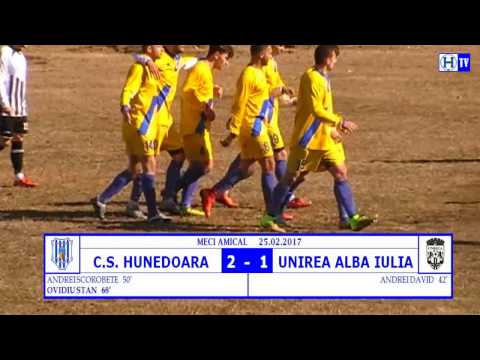C.S. HUNEDOARA - A.F.C. UNIREA ALBA IULIA (2:1) 25.02.2017