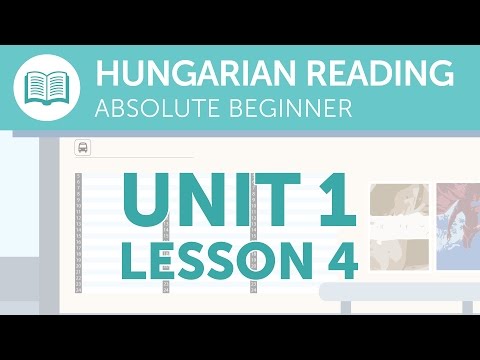 Hungarian Reading Practice for Absolute Beginners - A Hungarian Notice at the Station