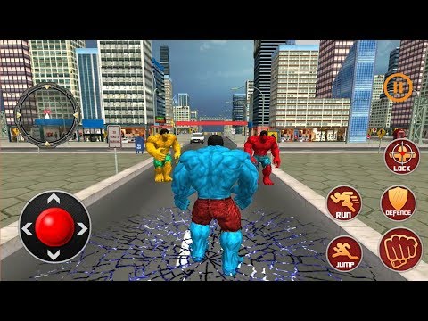 ► Incredible Green Hulk Superhero vs City Gangster Battle ( Monster City Legends ) Android Gameplay