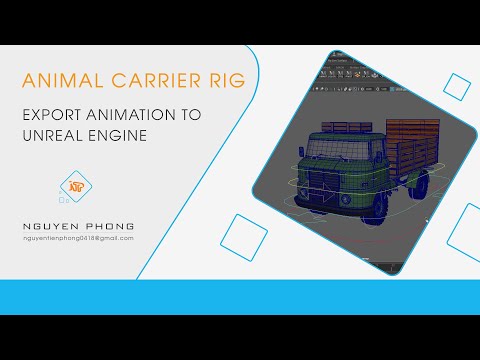 NTP_Rig || Export animation to Unreal Engine || Animal carrier _ Rig