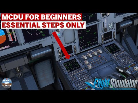 FlyByWire A320 MCDU + SimBrief Basics | MSFS Tutorial