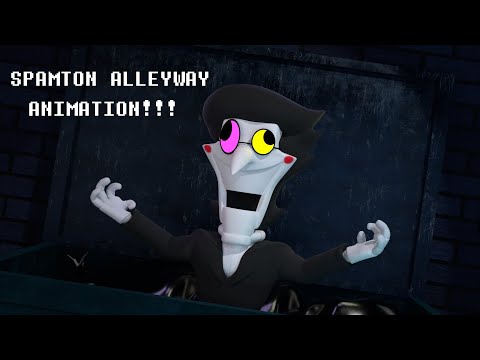 Spamton Alleyway Animation