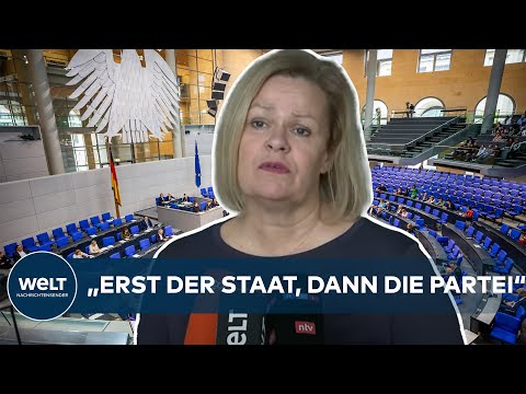 DEUTSCHLAND: Nancy Faeser wirft Union mangelnde Verantwortung für Schutz der Demokratie vor