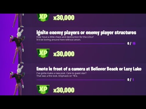 Every Week 8 Epic Quest Challenge guide! Fortnite - Chapter 2 Season 7!