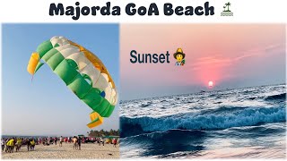 Goa Majorda Beach🏝️🪂