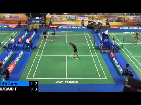 R16 - 2014 Indonesian Masters GPG Badminton Open - Daren Liew vs Fikri Ihsandi Hadmadi