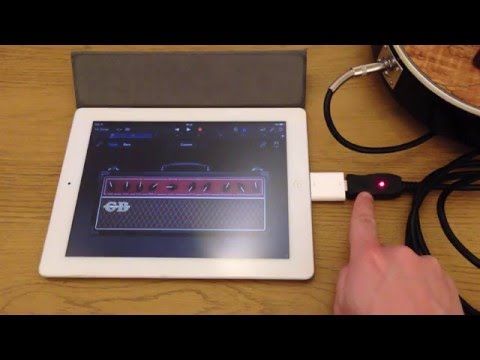 USB Guitar Cable/Adapter with iPad (GarageBand / JamUp) and Camera Connection Kit
