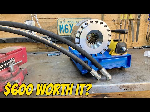 CHEAP Hydraulic Hose crimper set up, use and Tips