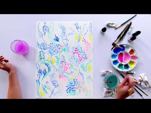 YouTube video about: How to paint lilly pulitzer prints?