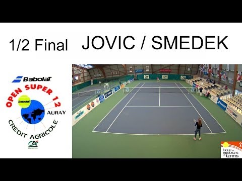 Victory of Jovic (SER) over Smedek (CZE) (6/1 7/5) - Open Super 12 Auray Tennis
