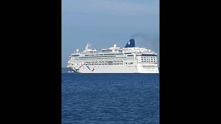 MV Norwegian dawn leaving Tallinn #cruiseship #cruise #shipspotting #tallinn