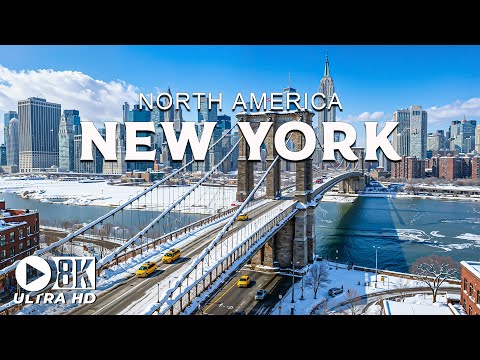 New York Winter 8K – Admire The City That Never Sleeps Under A Soft Layer Of Snow