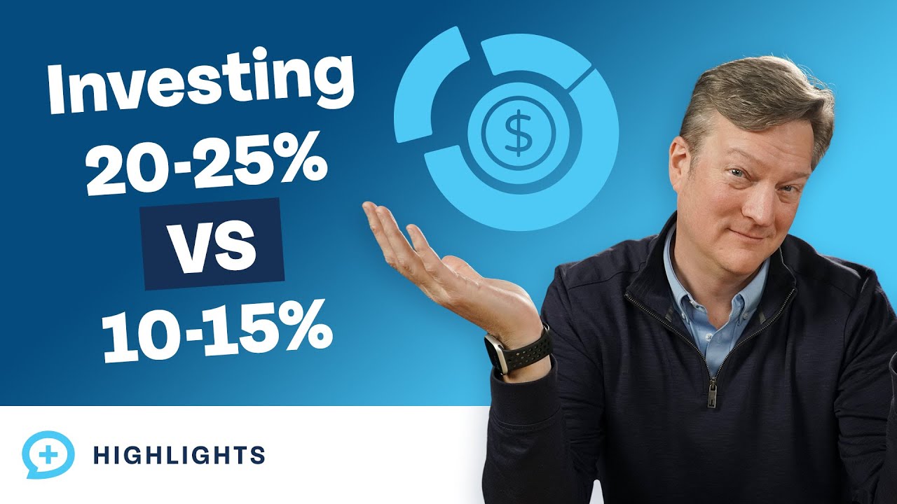 Why Should You Invest 20-25% Instead Of 10-15%?