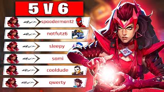 Marvel Rivals - Carrying a 5v6 in a Diamond lobby!