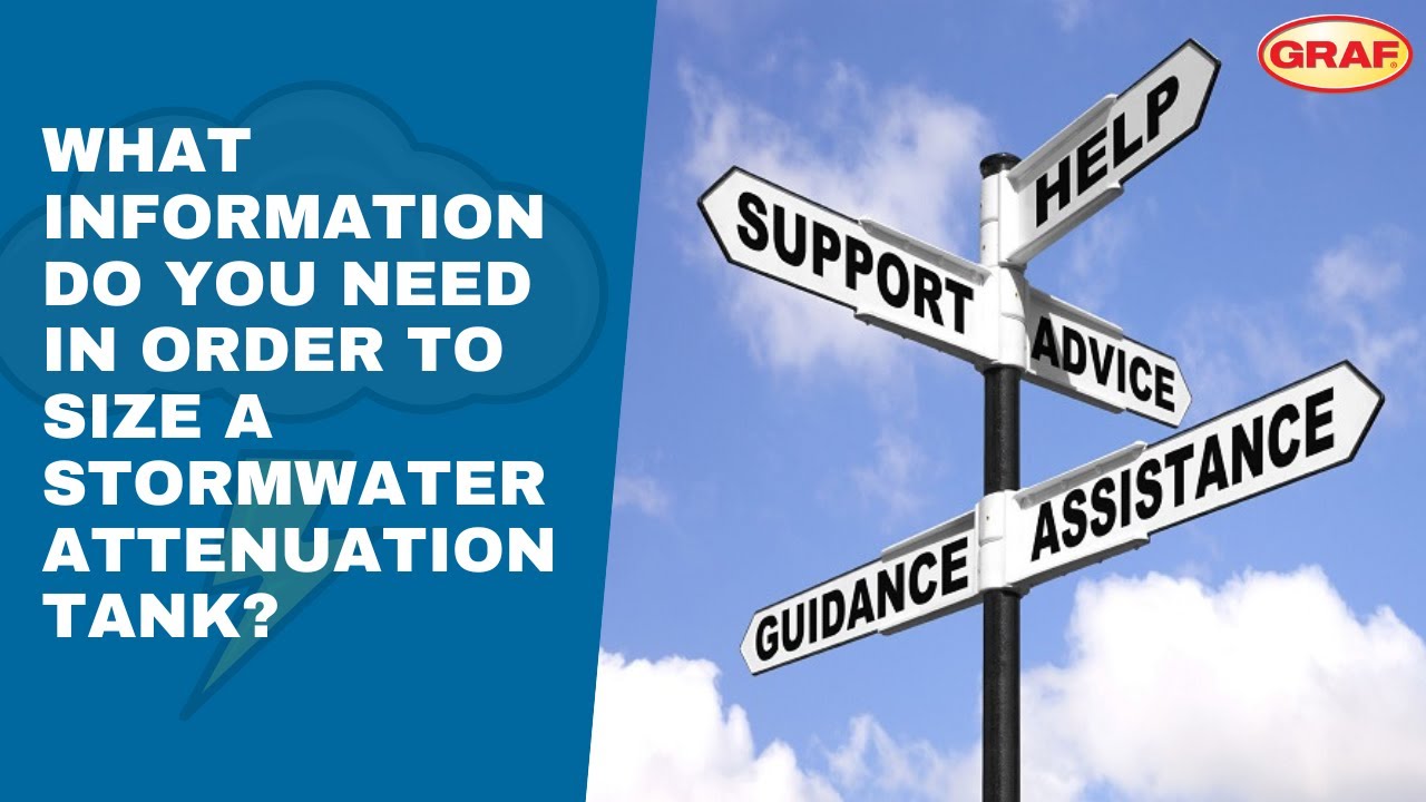 What Information Do You need in Order to Size a Stormwater Attenuation or Soakaway Tank?