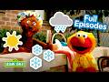 Play Time In The Rain Snow And Sun ️ ️ ️ FOUR Sesame Street Full Episodes