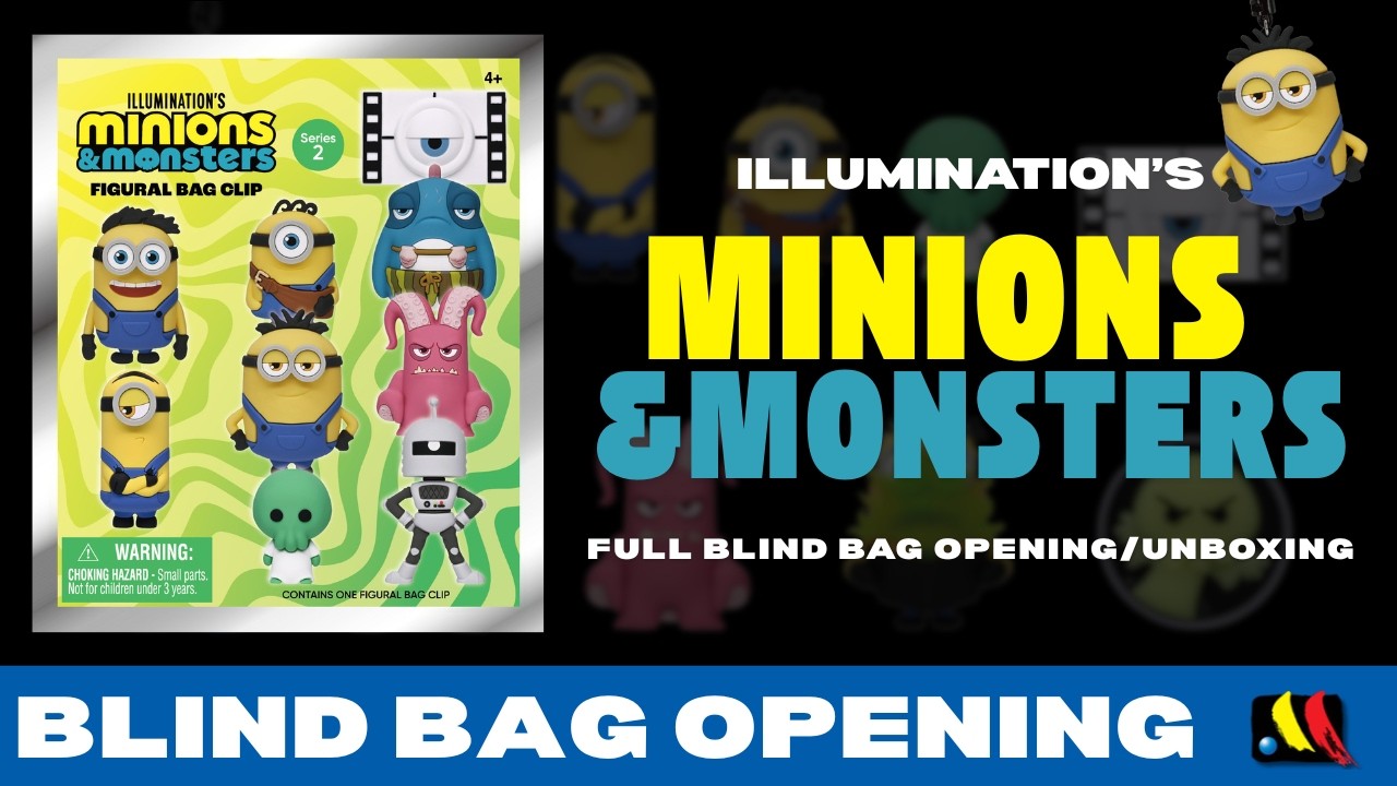 Minions & Monsters Blind Bag Series - Full Opening/Unboxing - Monogram International Inc.