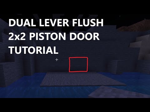 INSANE Dual Lever 2x2 Piston Door Tutorial!