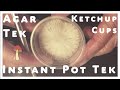 How to Make Agar Ketchup Cup Tek with an Instant Pot Grow Mushrooms at Home New Recipe