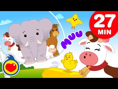 Los Animales Se Balanceaban - Y Más Canciones De Animalitos (27 Min) ♫ Plim Plim