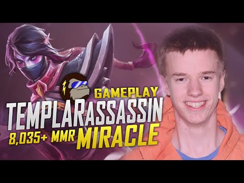 Miracle (Templar Assassin) - Gameplay Dota 2 MMR