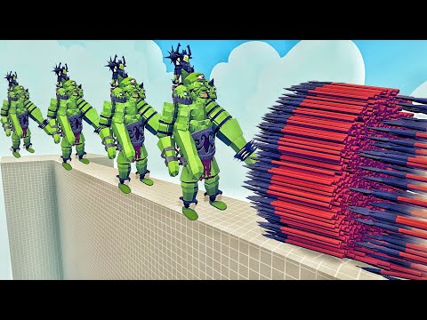 4x GIANT ORC vs EVERY GOD - Totally Accurate Battle Simulator TABS